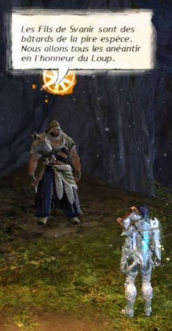 Accompagner la meute du Loup et détruire le camp de Svanir - évènement dynamique