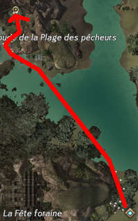 Sauver les chercheurs d'Aqualimite des Kraits - localisation évènement dynamique