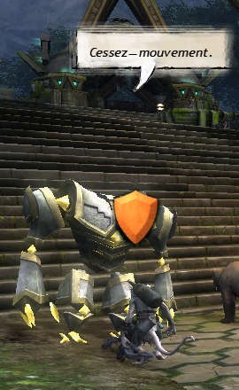 Escortez Rikkiti afin qu'elle remette son message au groupe d'assaut de la Garde du Lion - évènement dynamique de Guild Wars 2