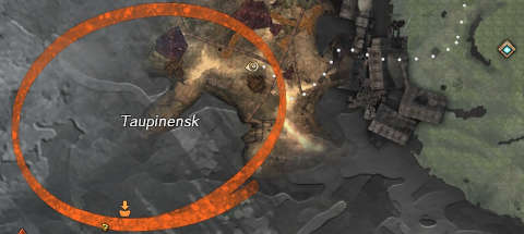 Récupérer du minerai draguerre dans la mine pour le compte de Sven - localisation évènement dynamique