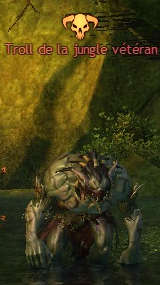 Terrasser le troll de la jungle massif - évènement dynamique de Guild Wars 2