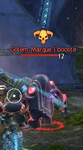 Vaincre le golem Marque I boosté - évènement dynamique