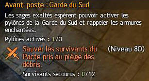 Guild Wars 2 (gw2) : Meta évènement Bassin Aurique Garde du Sud